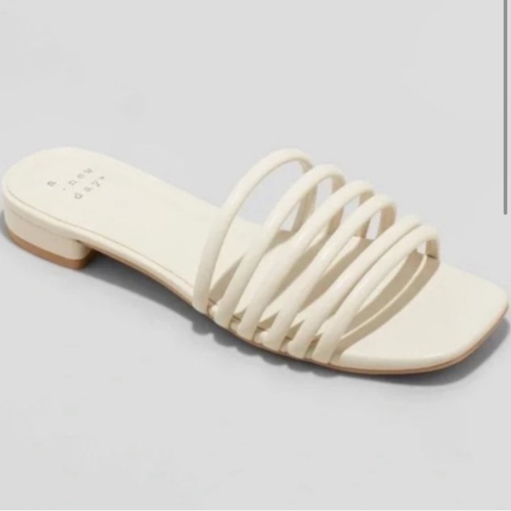 Women’s Jane Dress Sandal - A New Day - off-white
